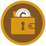badge Blockchain y Criptomonedas